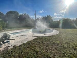 Pool demolition removal Palm Beach County