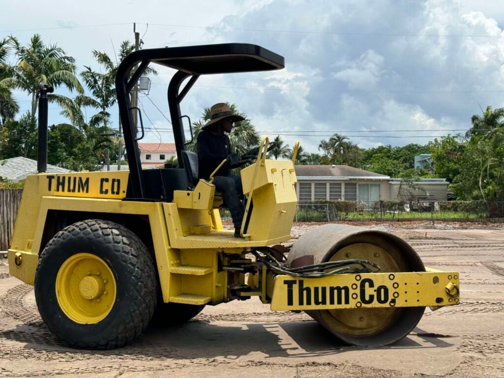 Building pad compaction Thum Co
