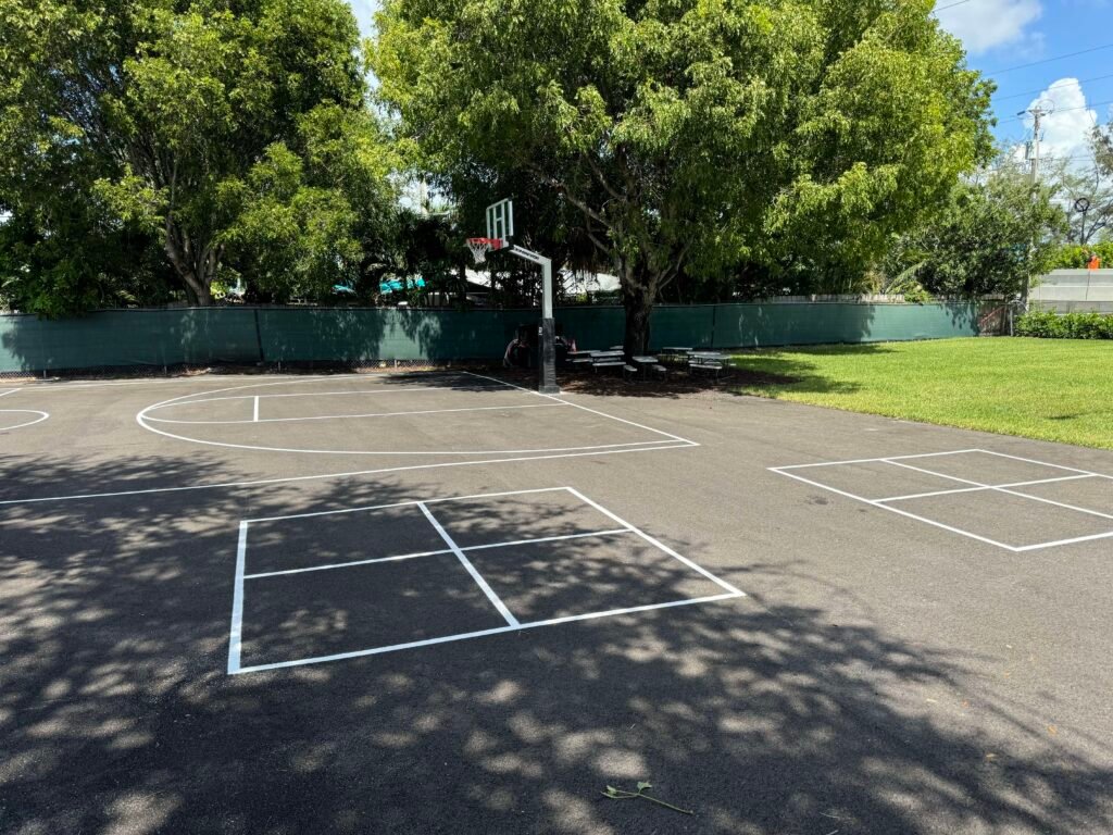 Basketball Court Installed For School In Lake Worth - Thum Co