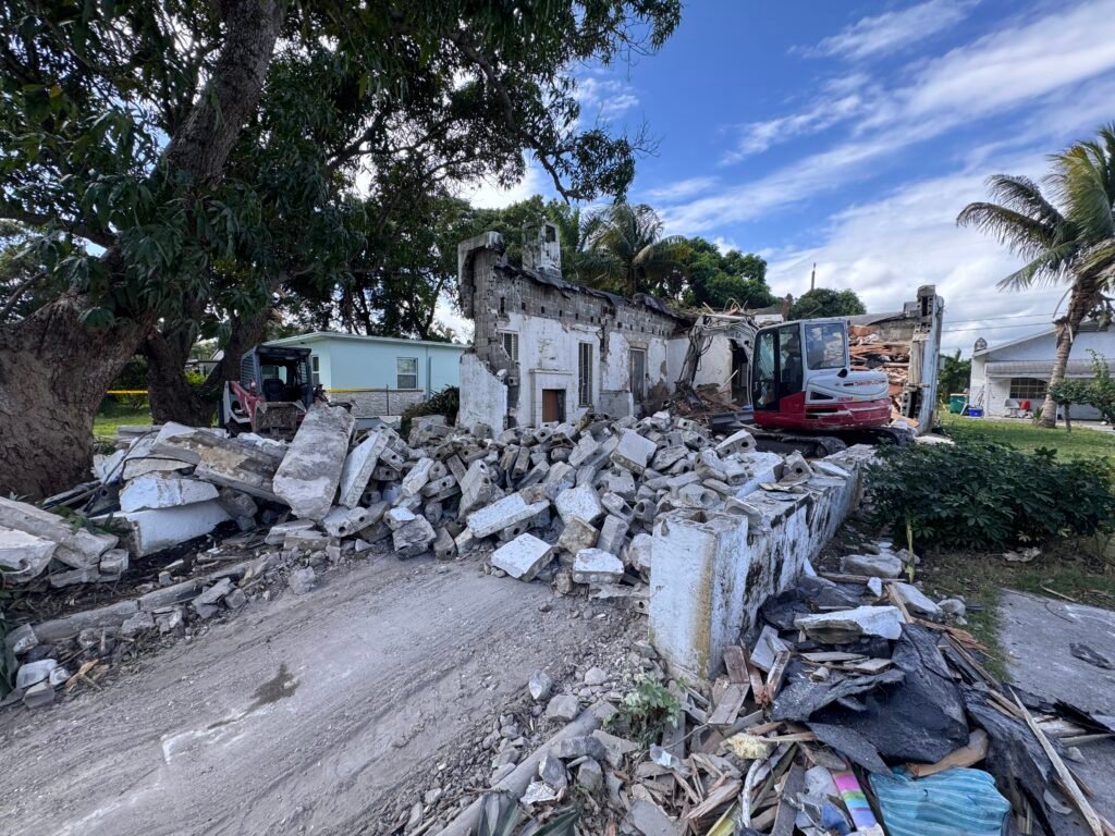 House demolition Palm Beach County Florida