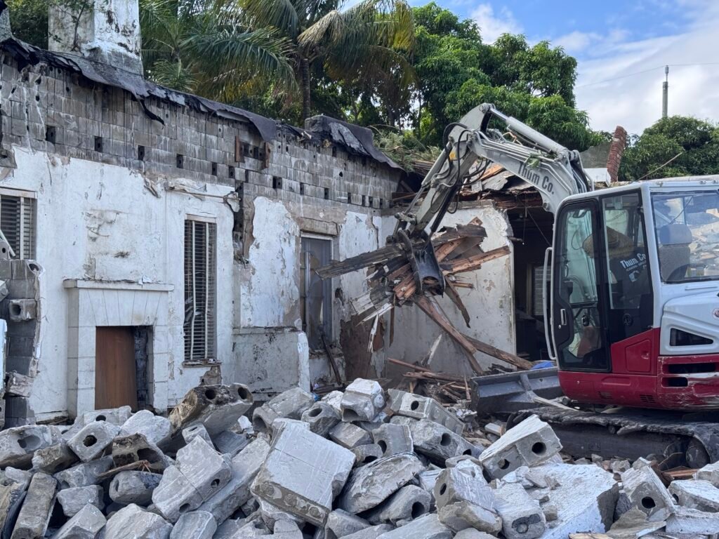 House demolition residential Palm Beach County
