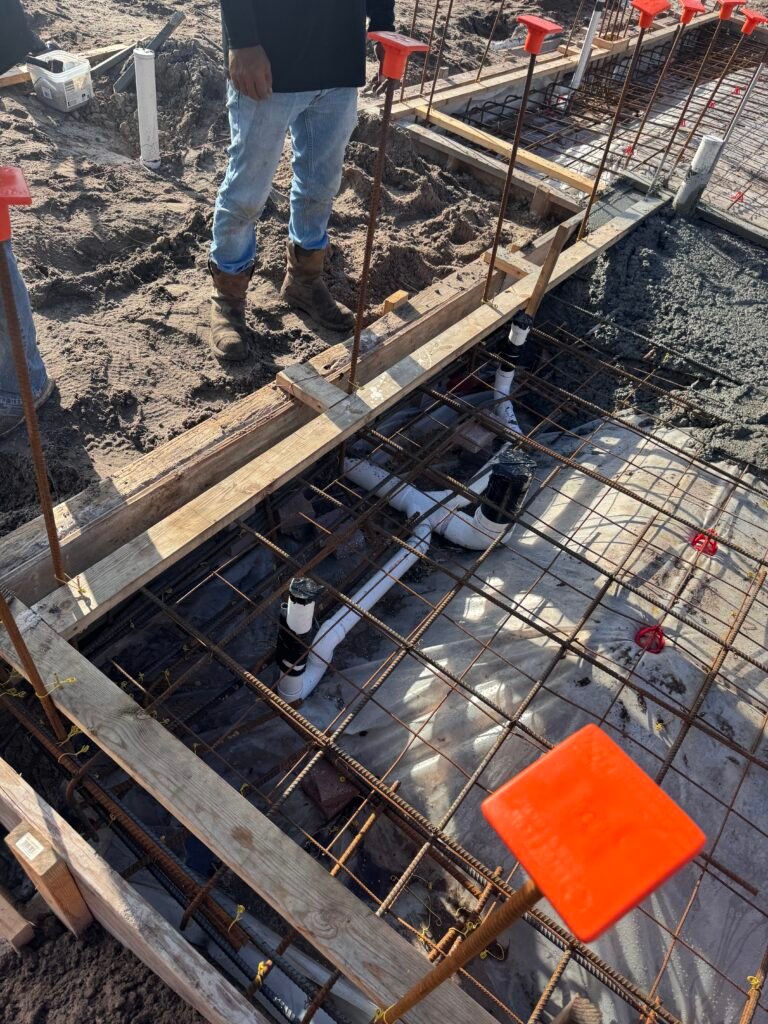 Concrete foundation rebar installation Palm Beach